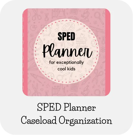 The Exceptional Space Teachers Pay Teachers SPED Planner