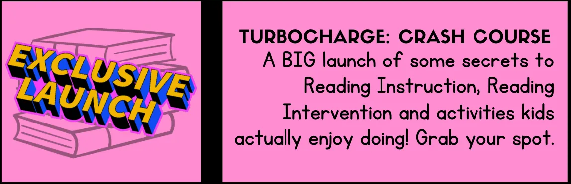 The Exceptional Space Reading Instruction Big Launch