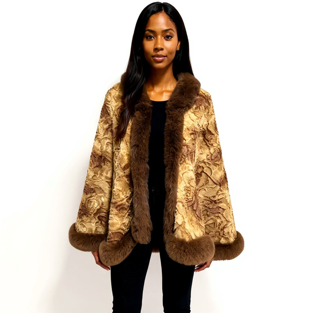 Poncho Season in Texas: Styling Fur-Trim Ponchos & Cover-Ups