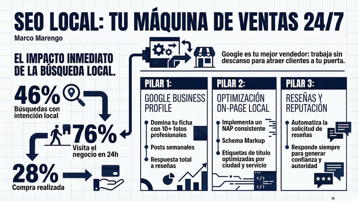 El 46% de las Búsquedas en Google Son Locales: Así Conviertes Google en Tu Vendedor 24/7