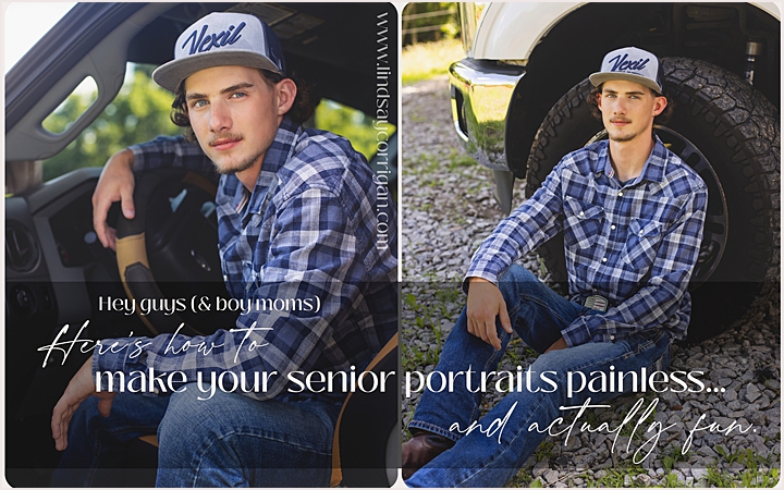 Guys Senior Portraits on the Farm