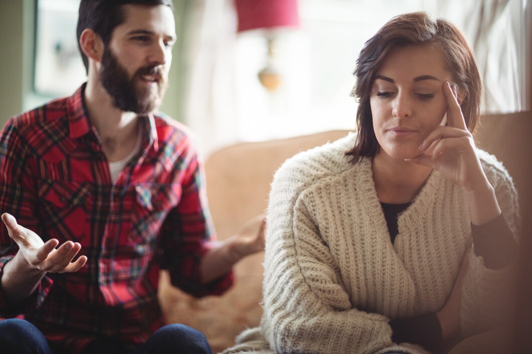 Woman looking at advice on digital media