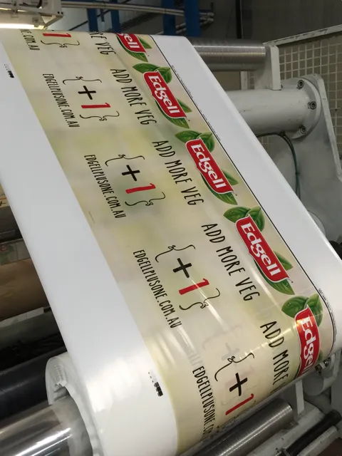 General Film Flexographic Packaging  Printing, micro perforation, macro perforation, aerated film, clear film, air slitting, made in Australia
