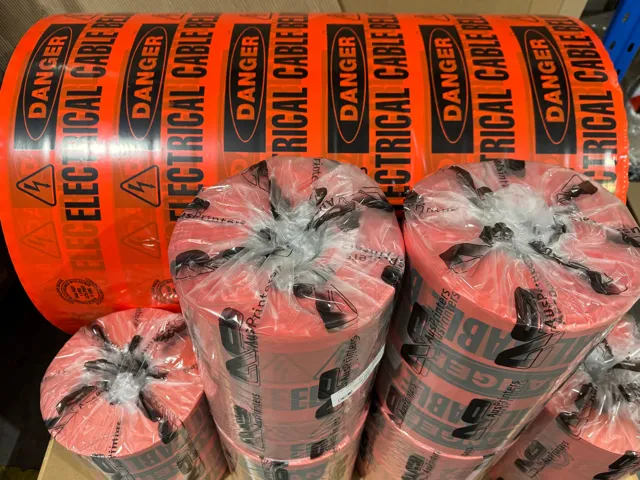 Construction and Plumbing Warning tapes made in Australia