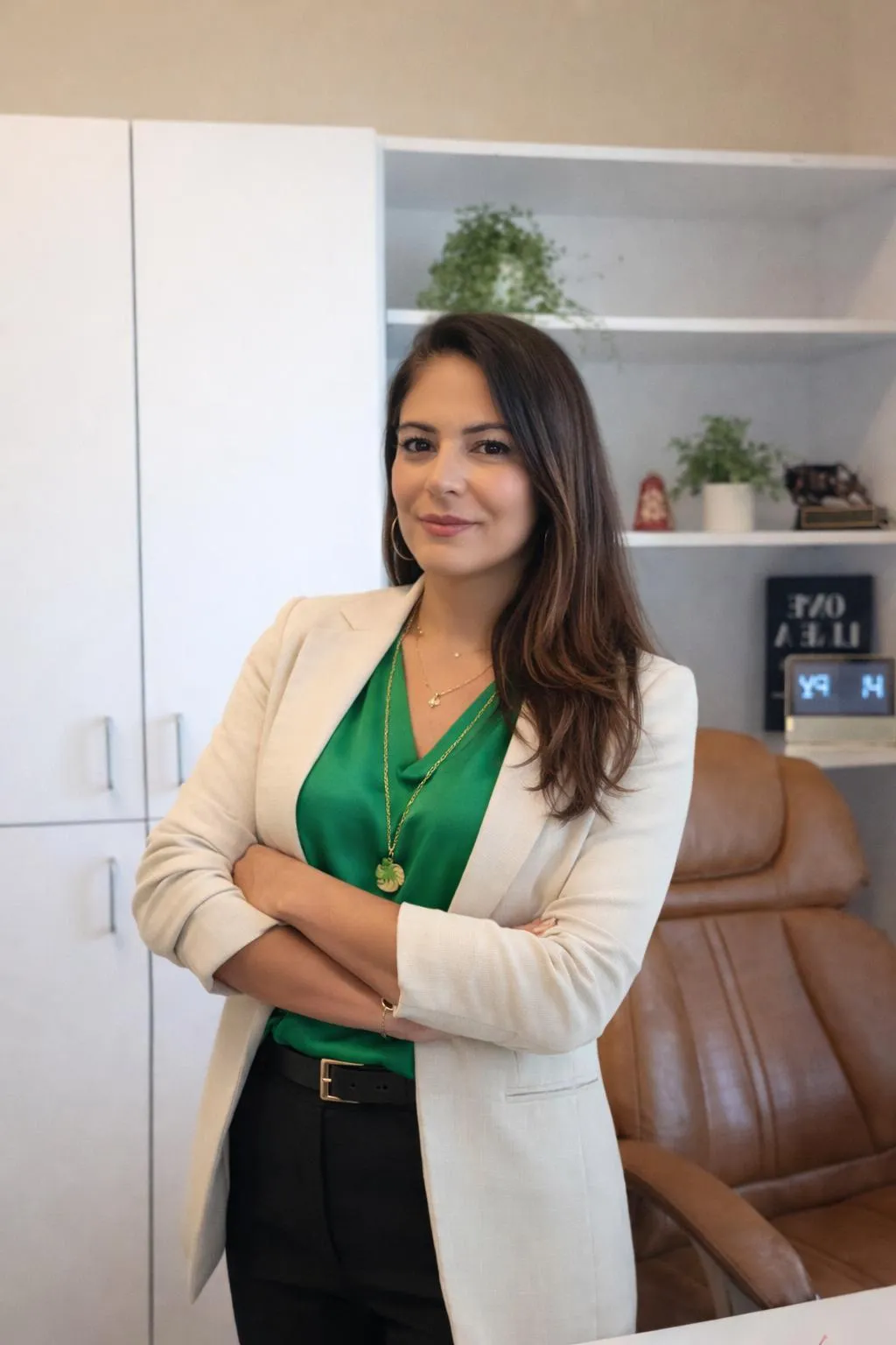 Foto de Alessandra Bandeira, especialista em seguros nos EUA