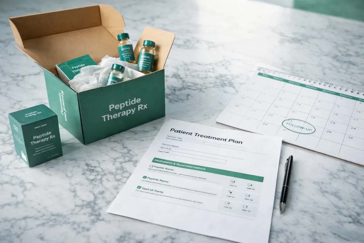 Step 3: peptide package delivered to your doorstep.