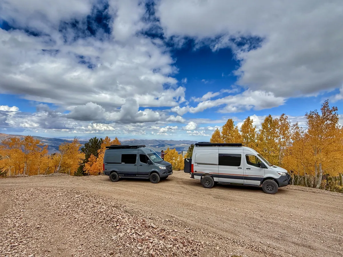 landscape photography of mountain range