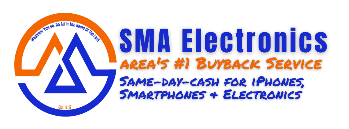 SMA Electronics Logo, Area's #1 Buyback Service, Same-Day Cash for iPhones, Smartphones & Electronics