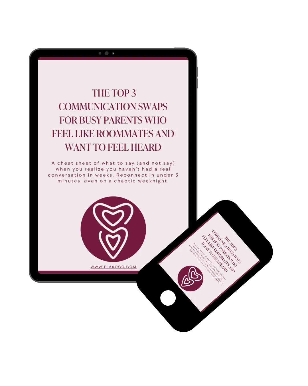 Communication swaps cheat sheet for busy parents who feel like roommates.