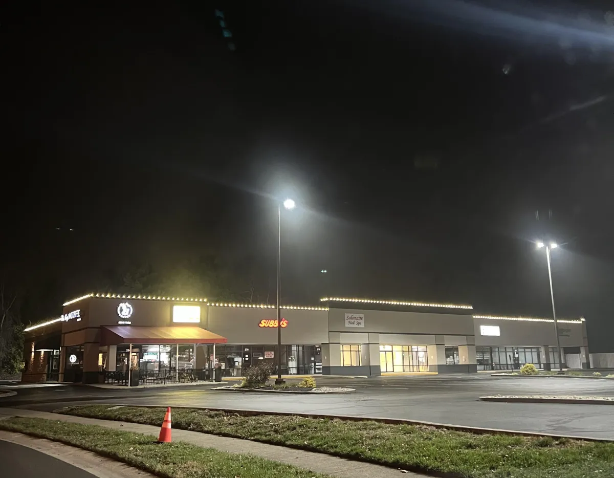 Troy Commercial Christmas Light Installation