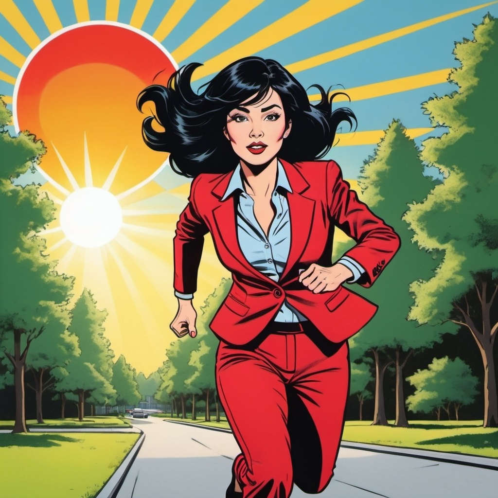 Relaxed business woman knowing where she is going with Navitential