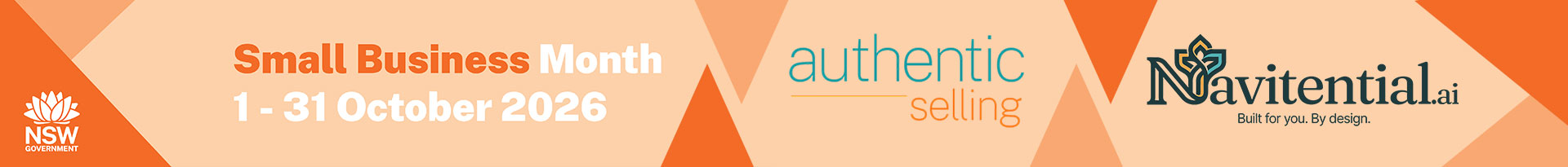 NSW Business Month Events | Authentic Selling + Navitential.ai