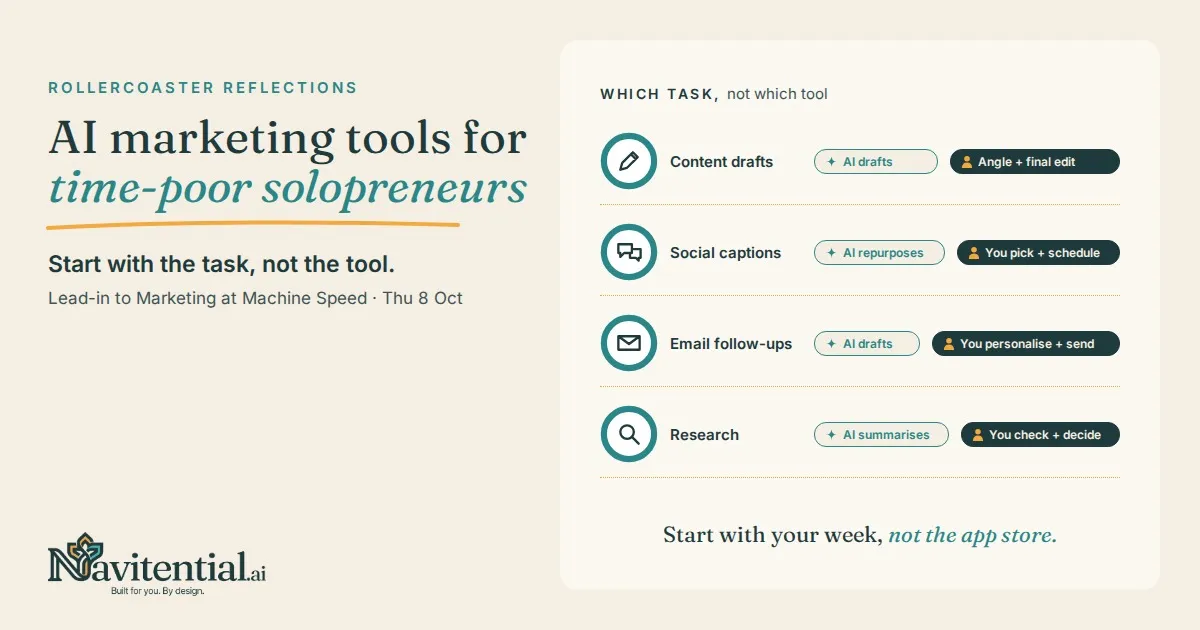 AI marketing tools for time-poor solopreneurs