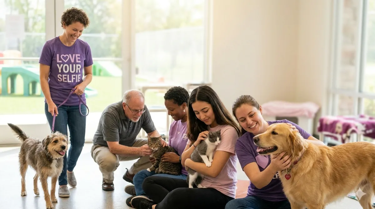 Dogs at Adoption  Event