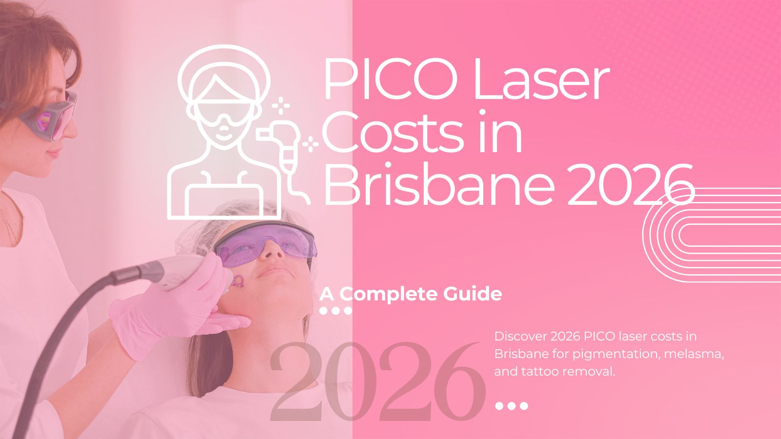 Modern Brisbane aesthetic clinic with client and clinician discussing pricing