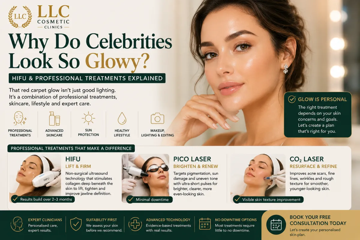 Professional HIFU and skin rejuvenation treatments for glowing skin at LLC Cosmetic