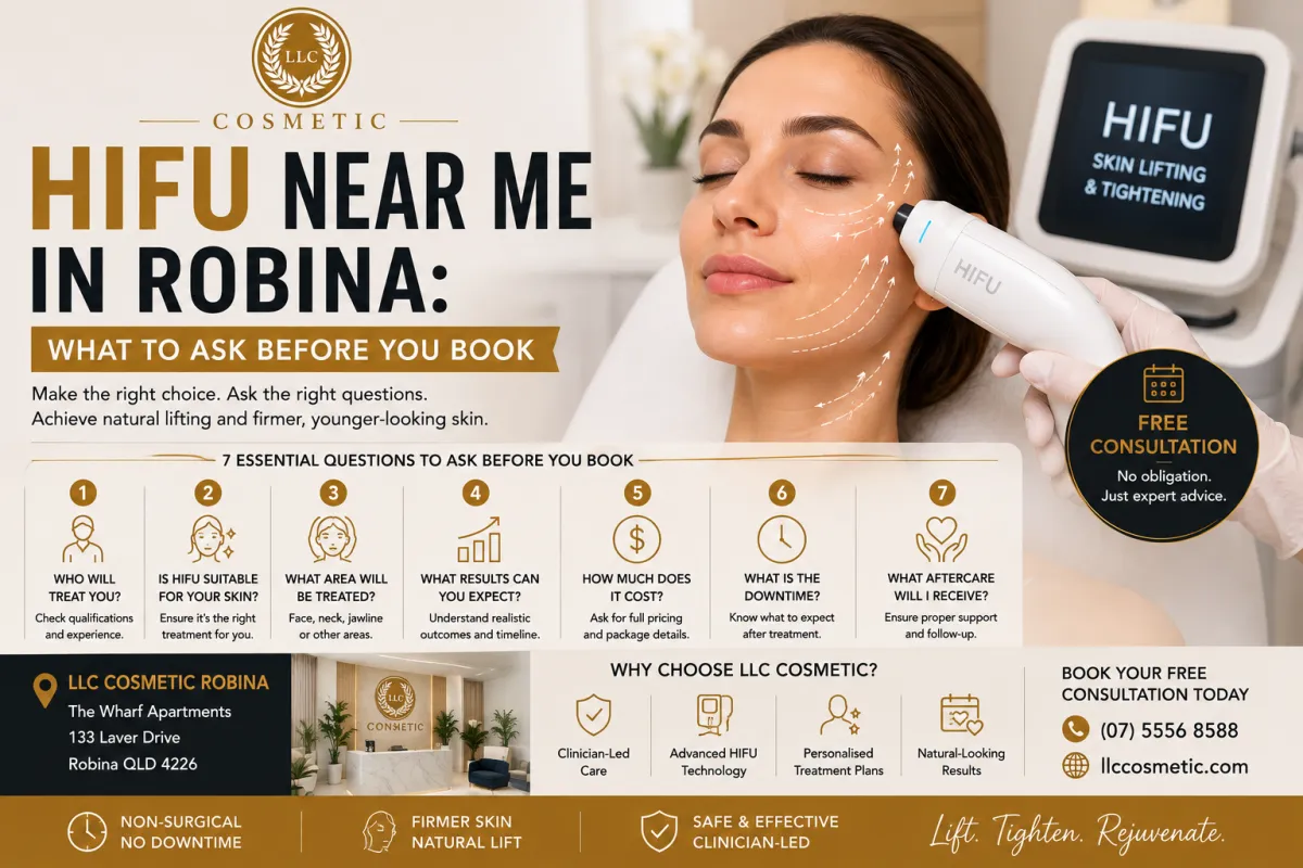 HIFU treatment near me in Robina at LLC Cosmetic