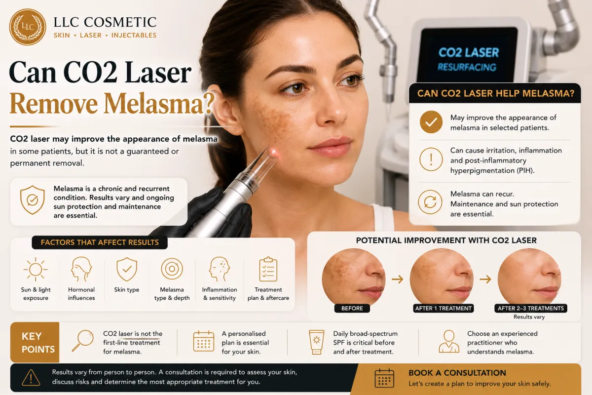 Can CO2 laser remove melasma and improve facial pigmentation