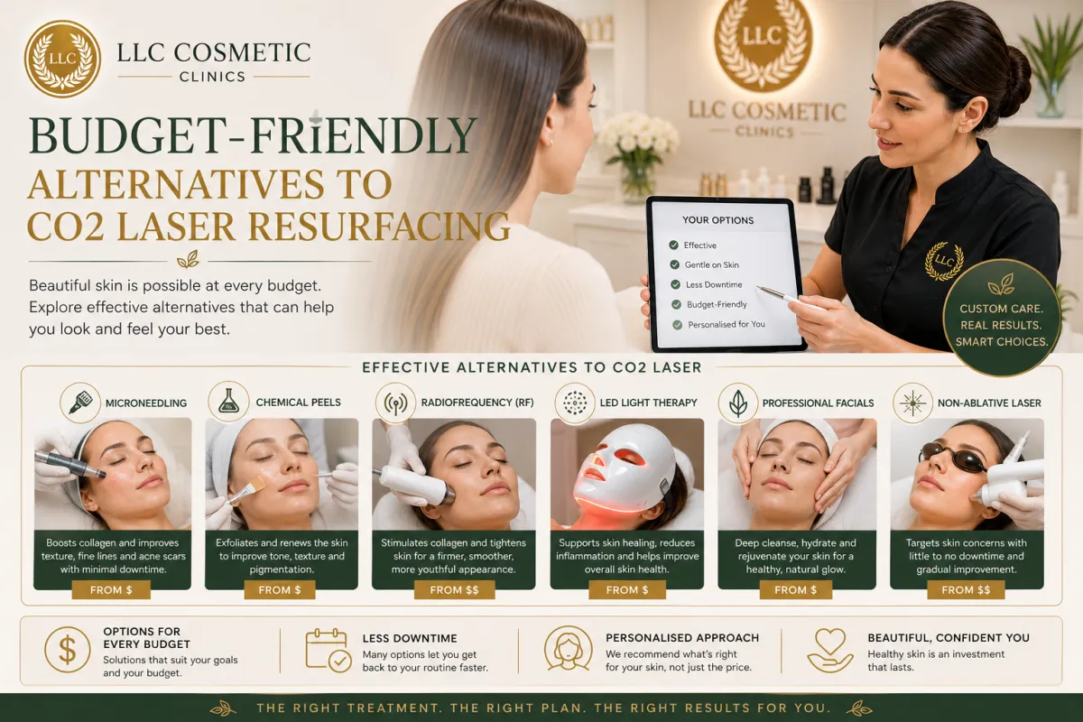Budget-friendly alternatives to CO2 laser resurfacing for skin rejuvenation