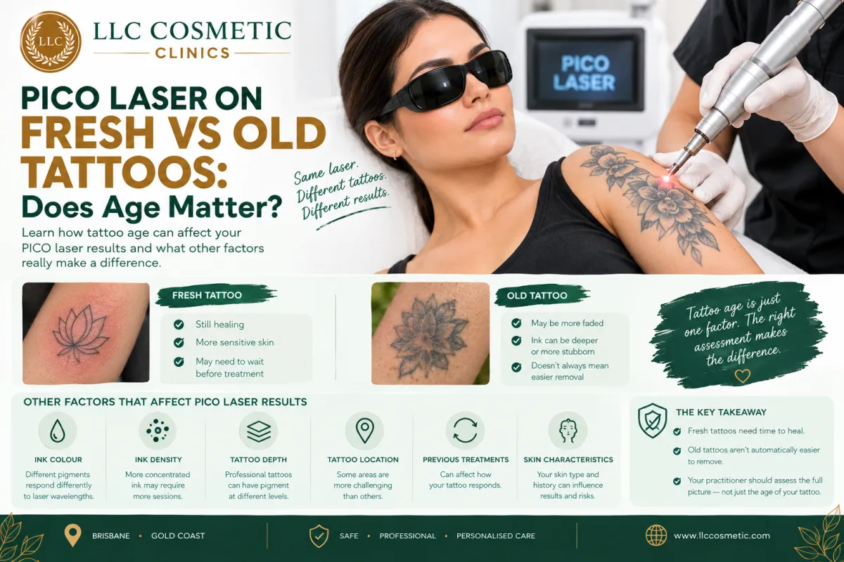PICO laser on fresh vs old tattoos and how tattoo age affects removal