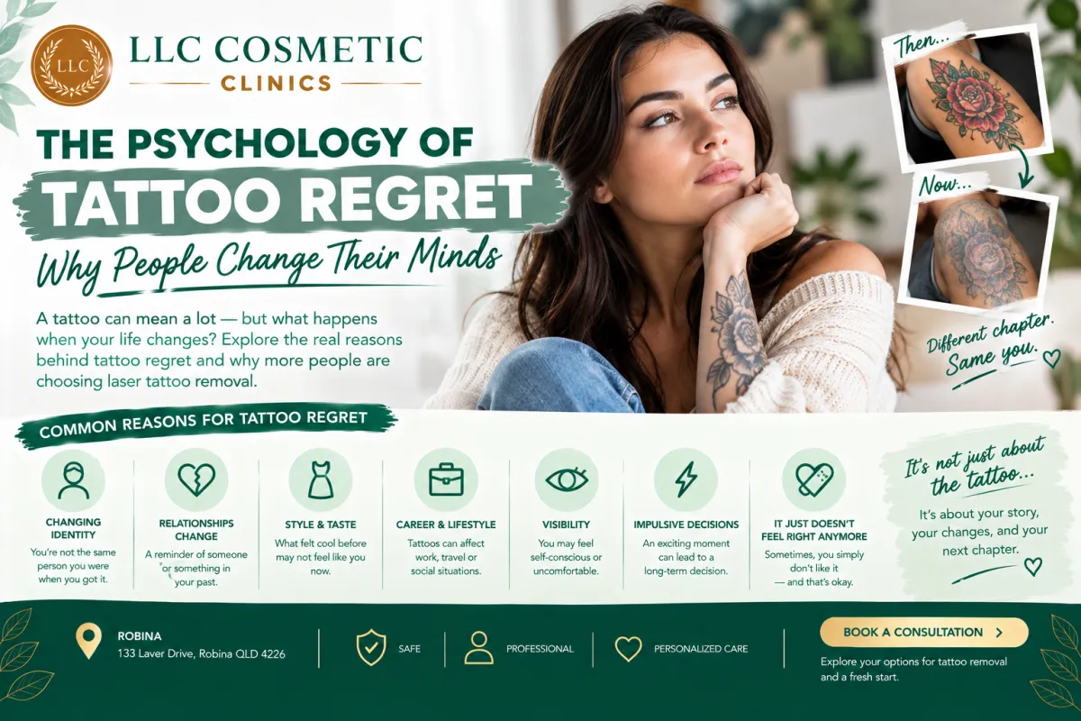 The psychology of tattoo regret and tattoo removal