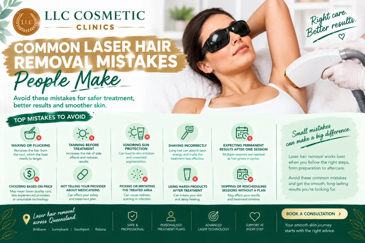 Common laser hair removal mistakes and treatment preparation tips