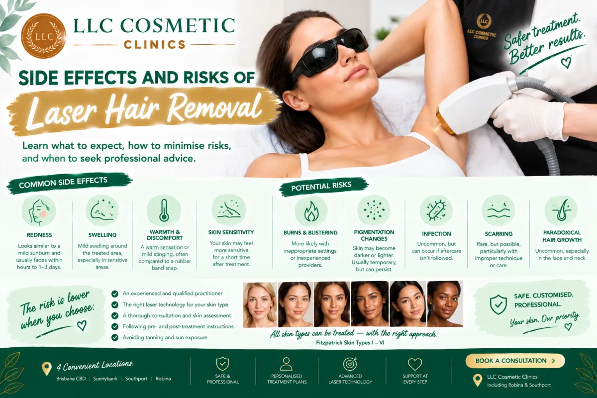 Side Effects and Risks of Laser Hair Removal