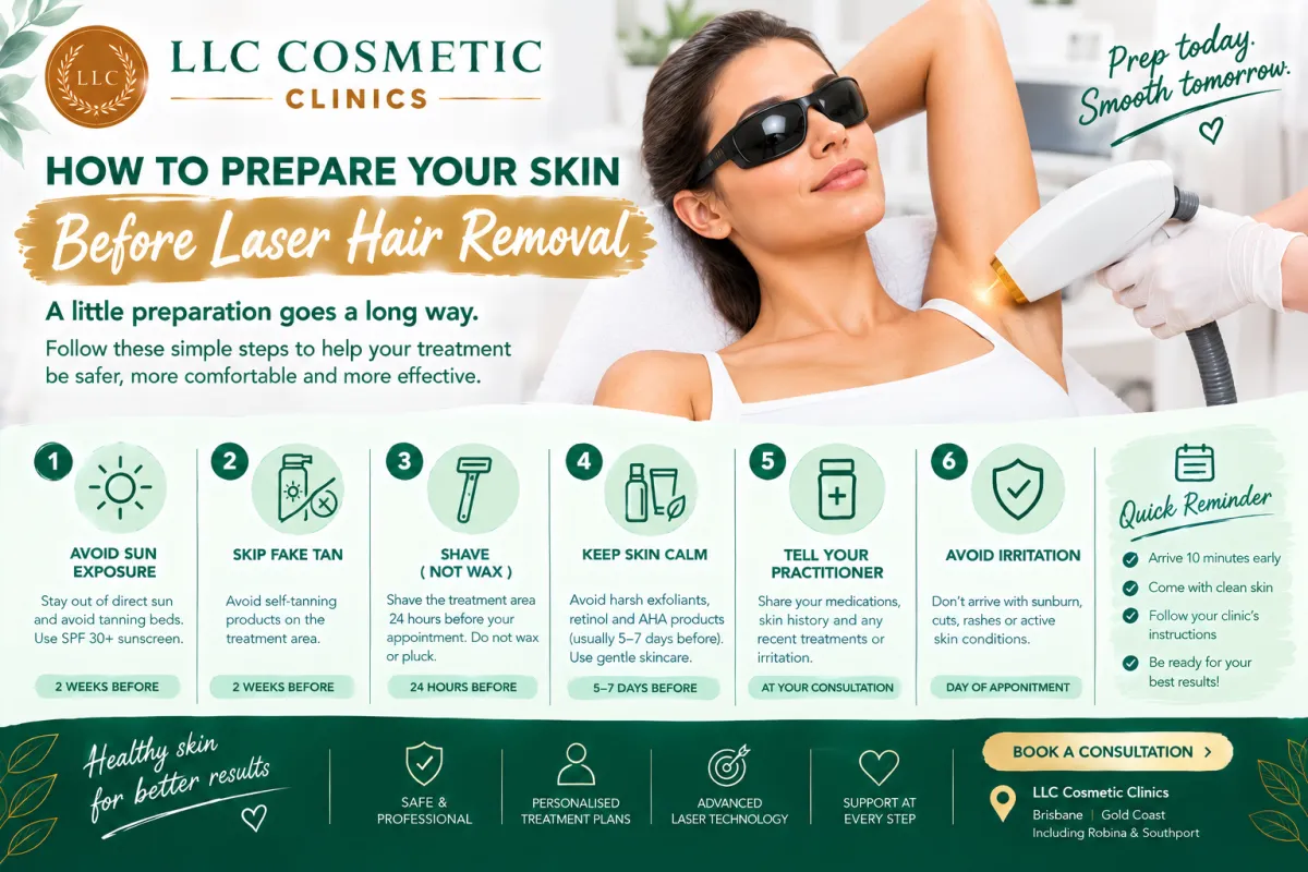 How to prepare your skin before laser hair removal
