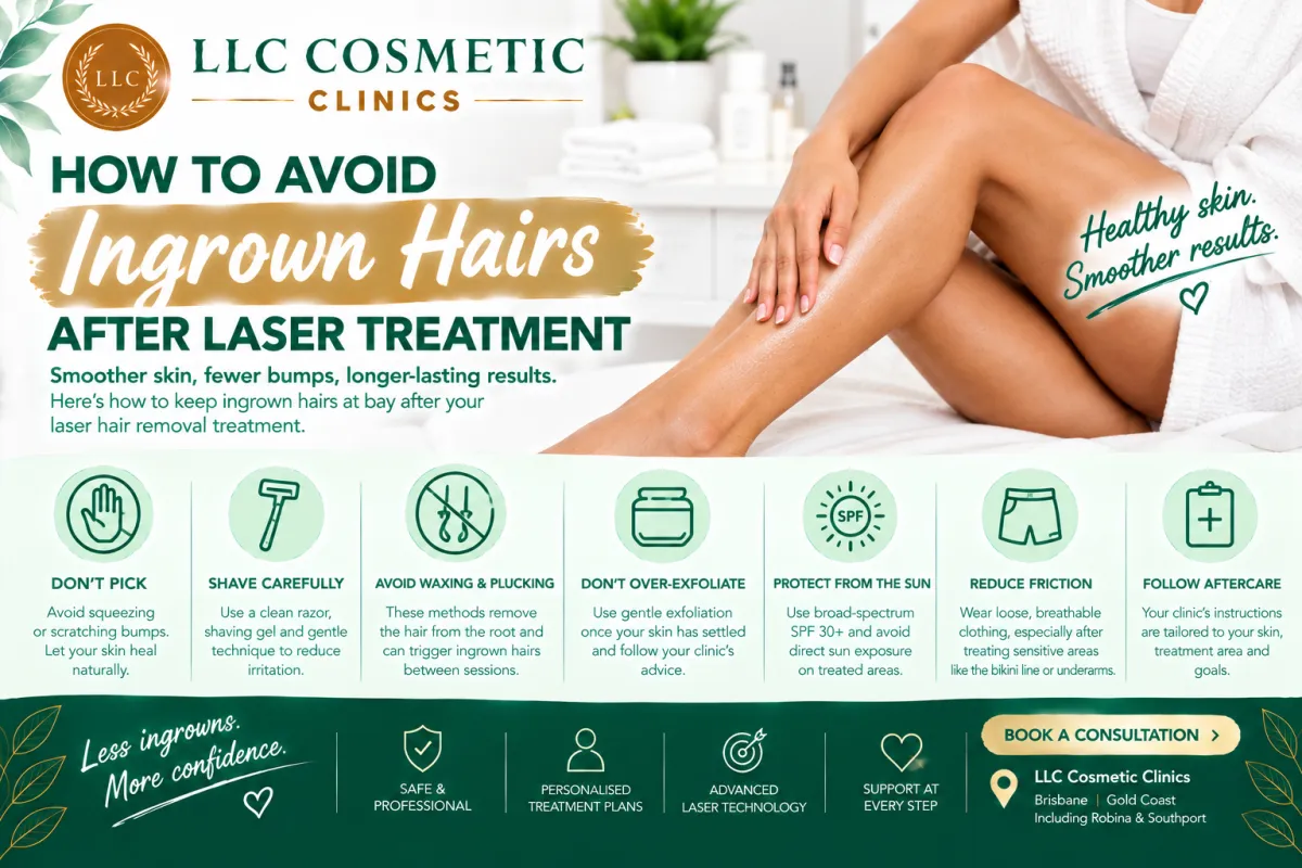 How to avoid ingrown hairs after laser treatment