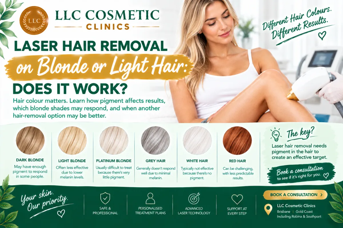 Laser Hair Removal on Blonde or Light Hair: Does It Work?