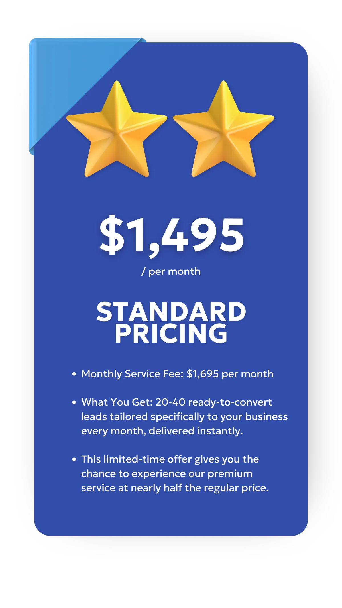 Bizleads Standard Pricing