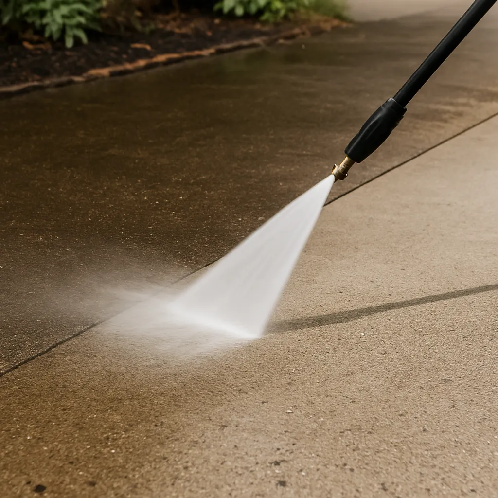 Pressure Washing services by Hampton Lawn Solution in Mainville