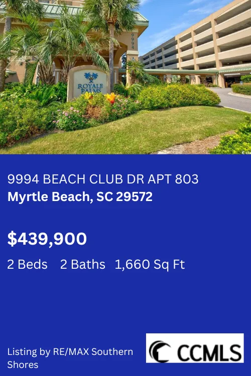Bach front condo for sale, condo for sale in myrtle beach, dona lee
