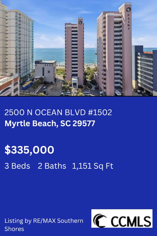 Bach front condo for sale, condo for sale in myrtle beach, dona lee