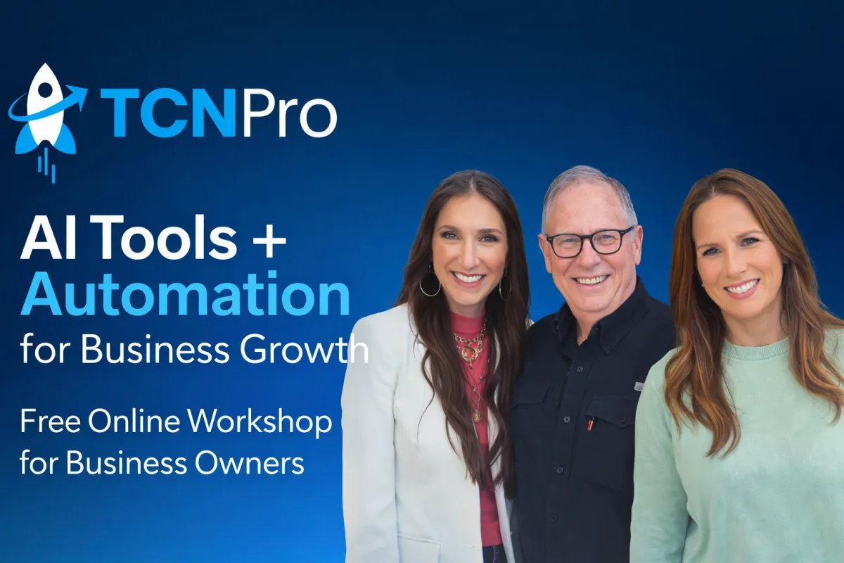 Business owners joining a live virtual event