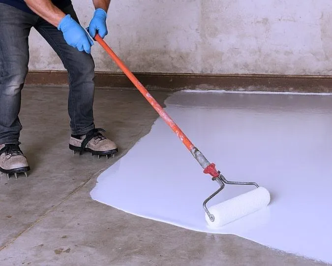Multi-coat epoxy or polyaspartic installation