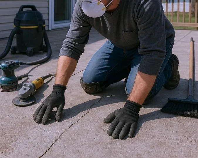 Detailed inspection and surface prep (cleaning, sanding, grinding)