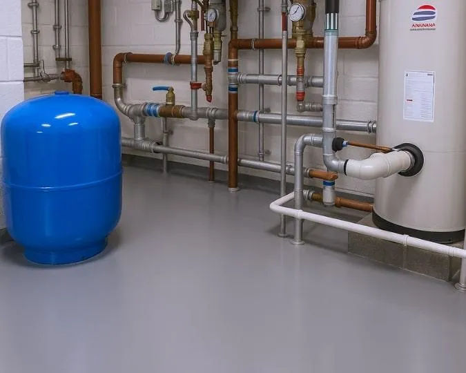 Furnace rooms epoxy flooring