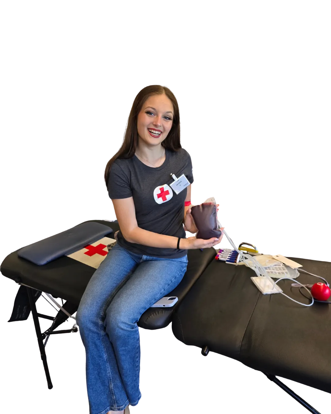 Miss Lancaster County Kathryn Davis at Red Cross event
