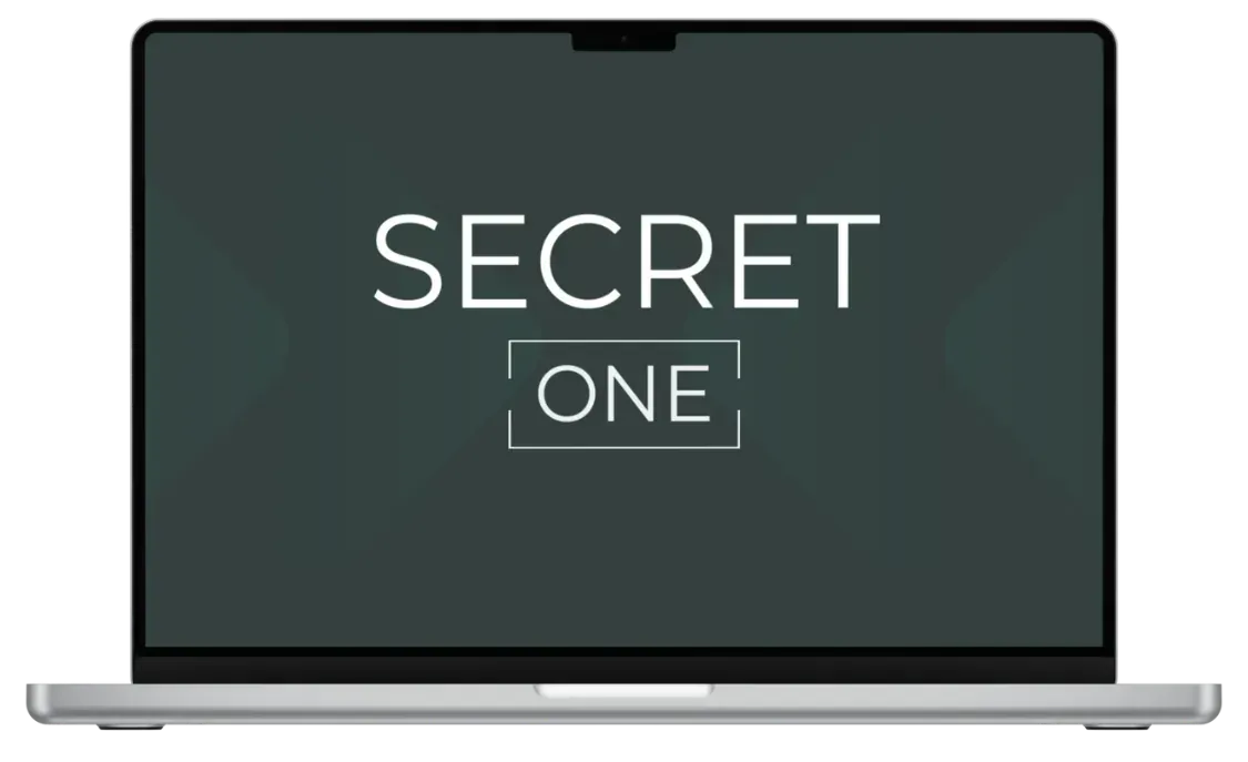 Secret one of the Feast of Funds training shown on a laptop screen