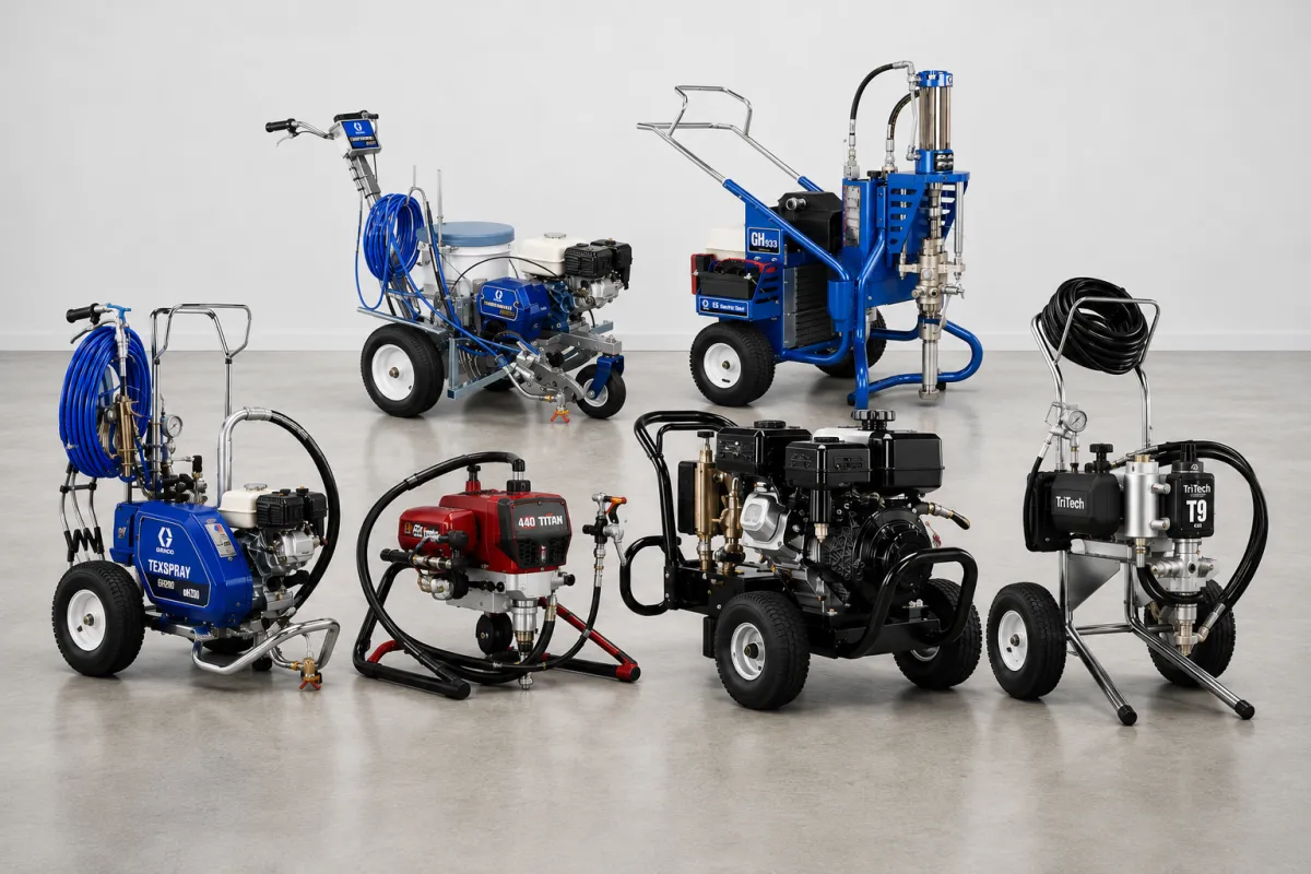 Brand new high-performance paint sprayers ready for deployment
