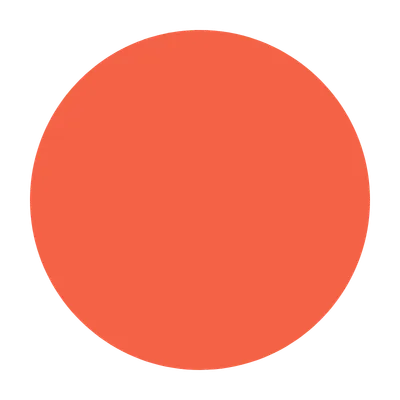 Orange circle - resonate with people icon