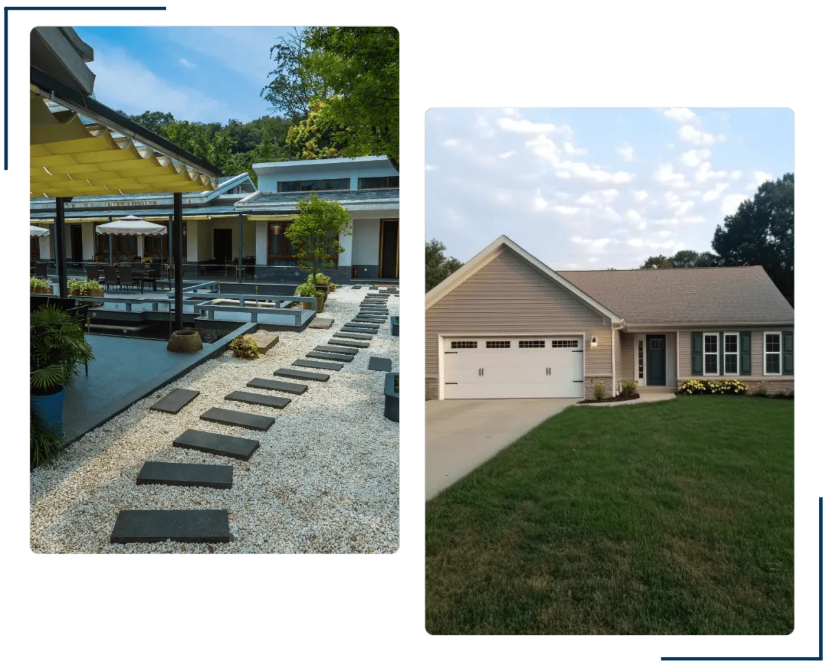 driveways and patios