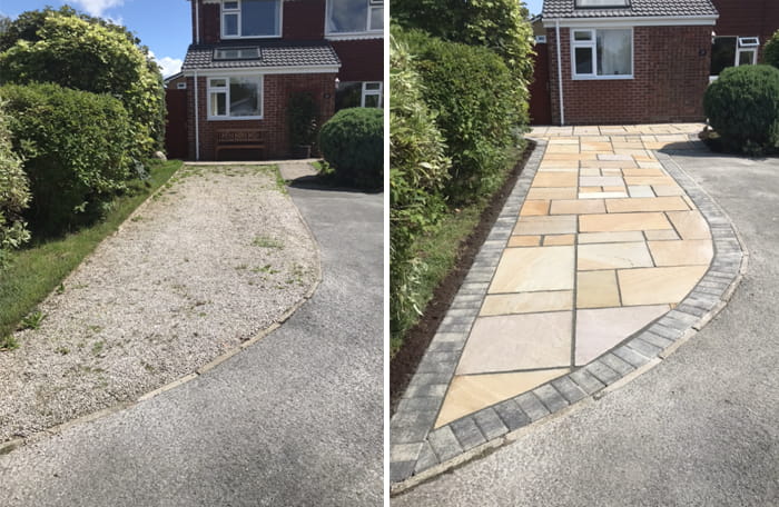 garden paving Altrincham