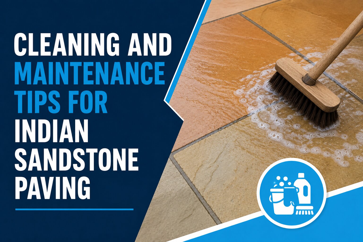 How to Clean Indian Sandstone Paving (UK Tips)