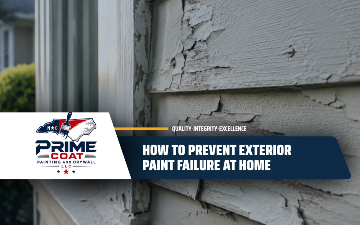 How to Prevent Exterior Paint Failure at Home