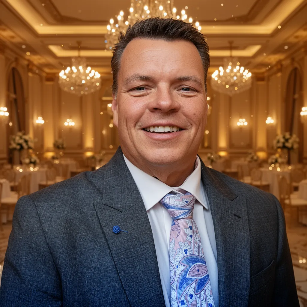 Portrait of Mike Jones, professional wedding DJ and MC