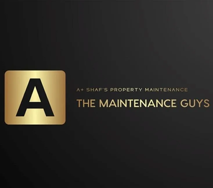 A+ Shaf’s Property Maintenance logo with tagline The Maintenance Guys