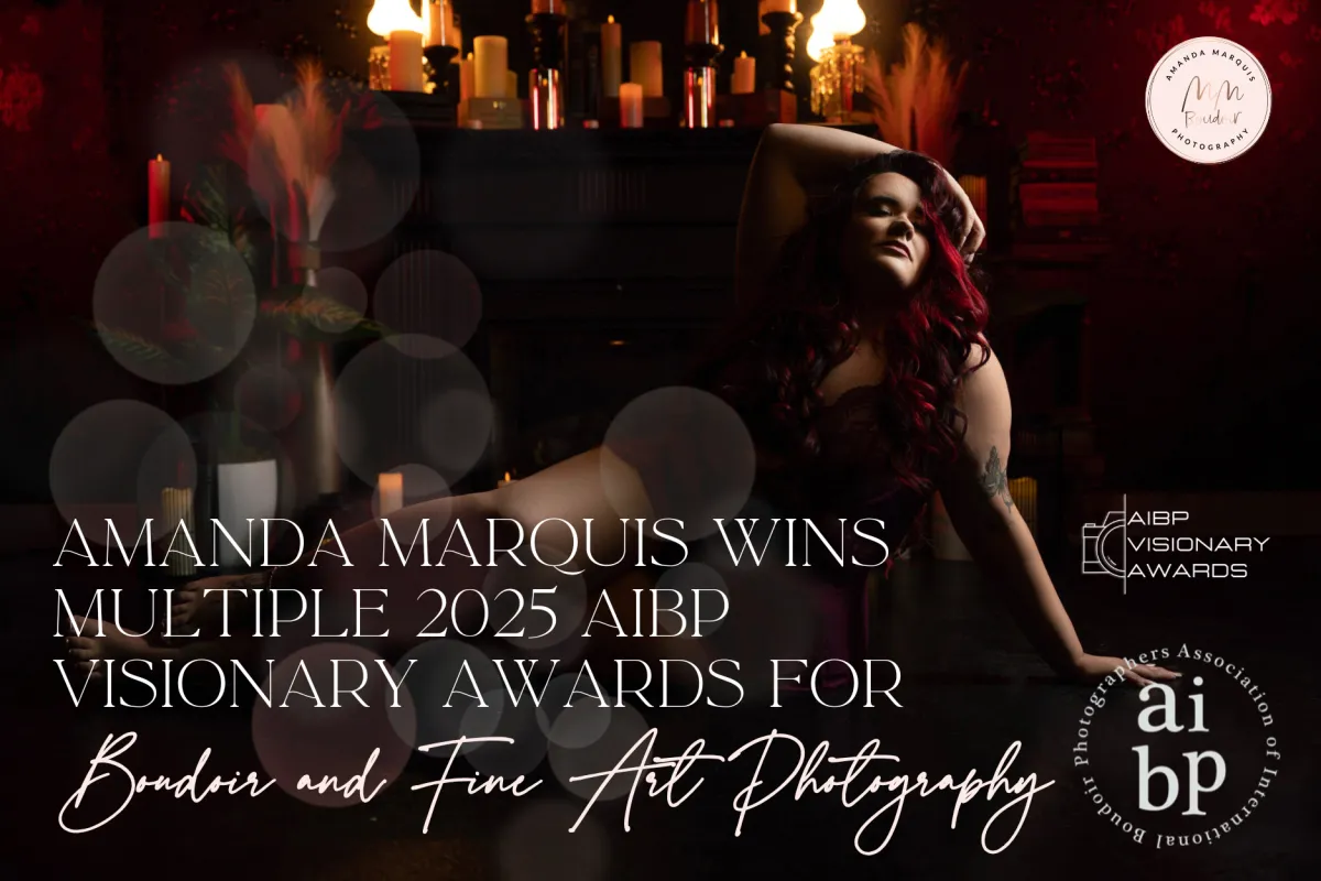 Amanda Marquis Wins Multiple 2025 AIBP Visionary Awards for Boudoir and Fine Art Photography