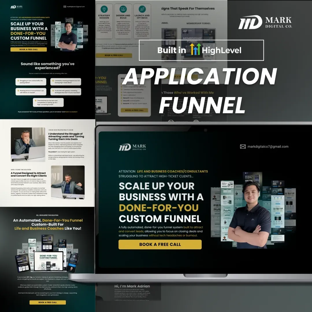 Application funnel for service provider